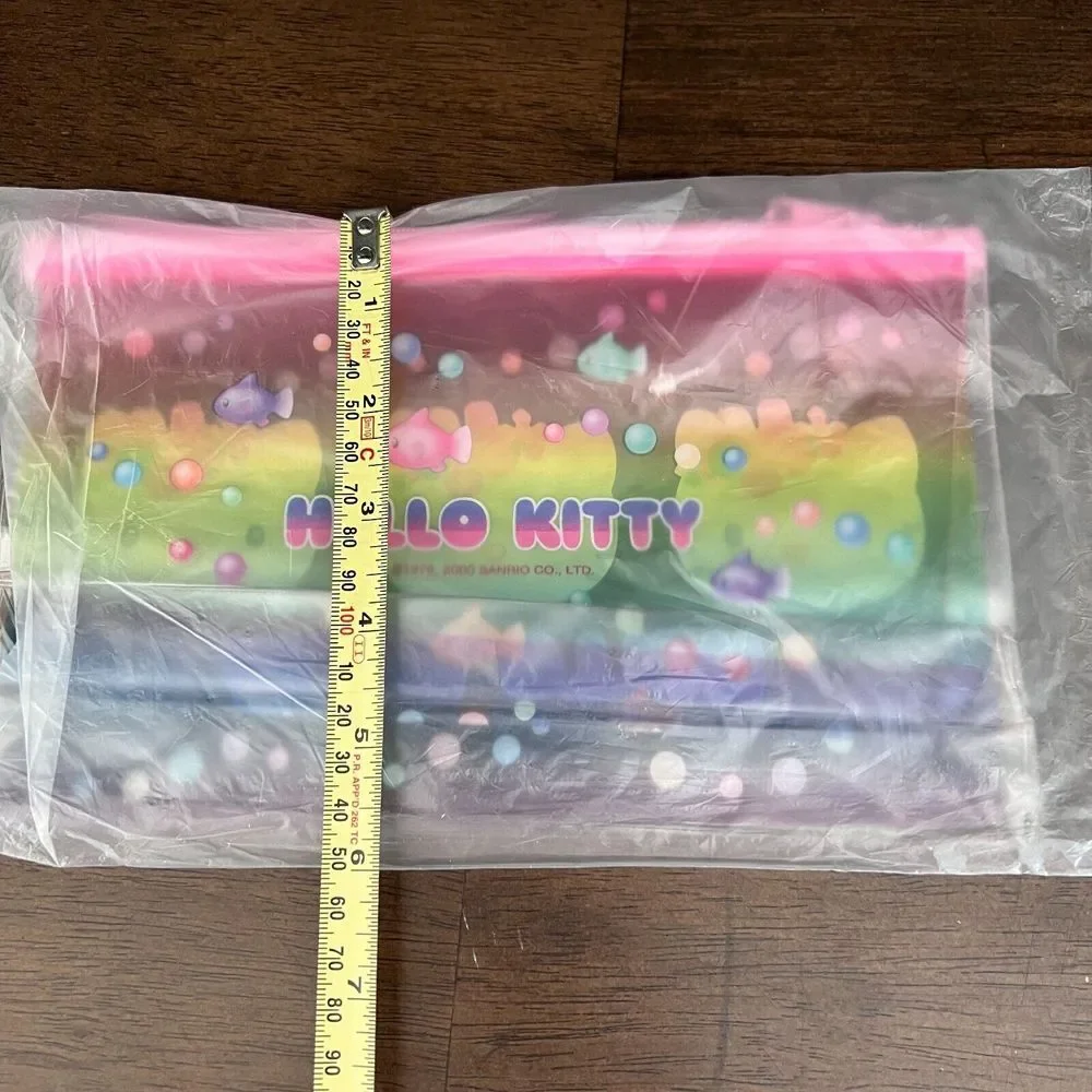 Sanrio Rainbow Fairy Zipper Bag Pencil‎ Pouch Kids OS Multi Vintage 2000
